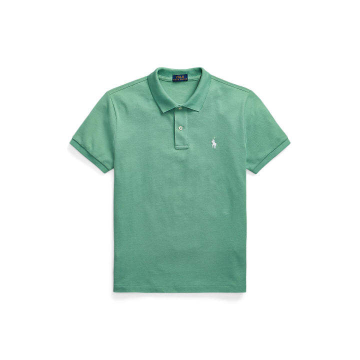 Polo Ralph Lauren Women's Classic Fit Mesh Polo Shirt Green Lazada PH