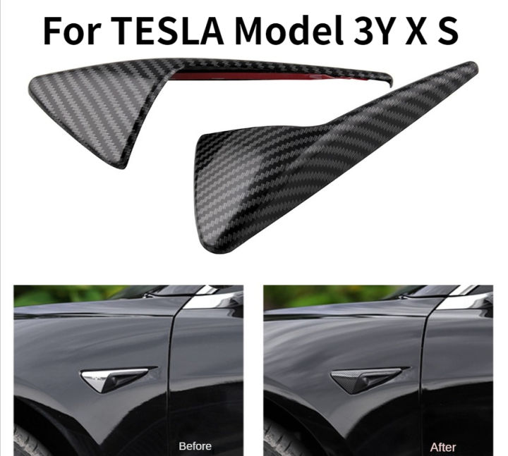 for-tesla-model-3yxs-side-camera-protection-cover-carbon-fiber-fender-trim-cover-car-modification-accessories-tesla-2017-2022