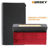 【On Sale】ลำโพงไร้สายบลูทูธLitchi Textureป้องกันเคสหนังสำหรับMarshall Stockwell