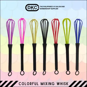 Whisks,5PCS Plastic Whisk Mixer Tool for Kitchen Salon Barber