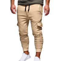 Men Joggers Sweatpants 2021 New Casual Mid Waist Trousers Men Pockets Solid Jogger Pants Men Plus Size 4XL Streetwear Men Pants