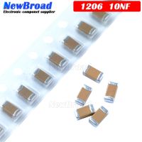 100pcs 1206 50V SMD Thick Film Chip Multilayer Ceramic Capacitor 1pF- 22uF 10NF 100NF 1UF 2.2UF 4.7UF 10UF 22PF WATTY Electronics