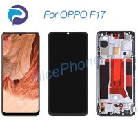 สำหรับ OPPO F17หน้าจอ LCD + แสดงการกำหนดตำแหน่งการสัมผัส2400*1080 CPH2095 F17จอแสดงผลหน้าจอ LCD