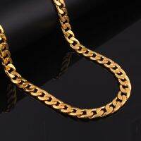 Bluelans Men Punk Hip Hop Plating Alloy Necklace Charm Bling Chain Street Jewelry Gift