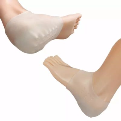 2.5 cm Height Invisible Heighten Socks Silicone Height Increase Sock Heel Lift Gel Insole Shoe Insert Foot Care