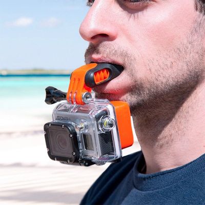 For Gopro Accessories Surfing Shoot Surf Dummy Mouth Teeth Braces Holder Mount Kit For Gopro /DJI Action 3/Insta360 X3 Camera