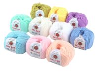 Skysoft 100% Baby Acrylic Soft Knitting Crochet Yarn 40g 90m 35 Colors Made in Korea