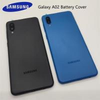 สำหรับ Samsung Galaxy A02ฝาหลังแบตเตอรี่ปลอกหุ้มช่องหลังอะไหล่ที่เลนส์กล้องถ่ายรูป