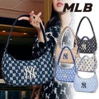 กระเป๋าถือ mlb ทรง hobo canvas