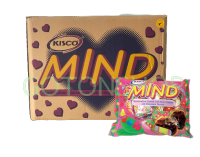 (ยกลัง) KISCO MIND มาชเมลโลว สีรุ้งเคลือบช็อคโกแลตและบิสกิต 1 ลัง 24 ถุง