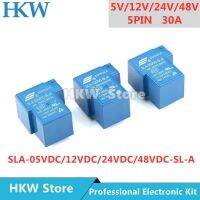 【CW】 10pcs Relay 5pins SLA-05VDC-SL-A SLA-12VDC-SL-A SLA-24VDC-SL-A 5V 12V 24V 48V 30A 250VAC 5PIN T90 Relays Relais