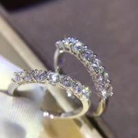 Eternity Lab แหวนเพชร925เงินสเตอร์ลิงเครื่องประดับหมั้นแหวนแต่งงานสำหรับผู้หญิงเจ้าสาวอุปกรณ์เสริม