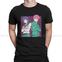 Anime The Disastrous Life Of Saiki K Stand T Shirt Punk MenS Tees Summer Cotton Clothing Harajuku Crewneck Tshirt