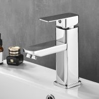 ☒☒ Basin Sink Bathroom Faucet Deck Mounted Hot Cold Water Basin Mixer Taps Black Lavatory Sink Tap Bathroom Faucet with Hose