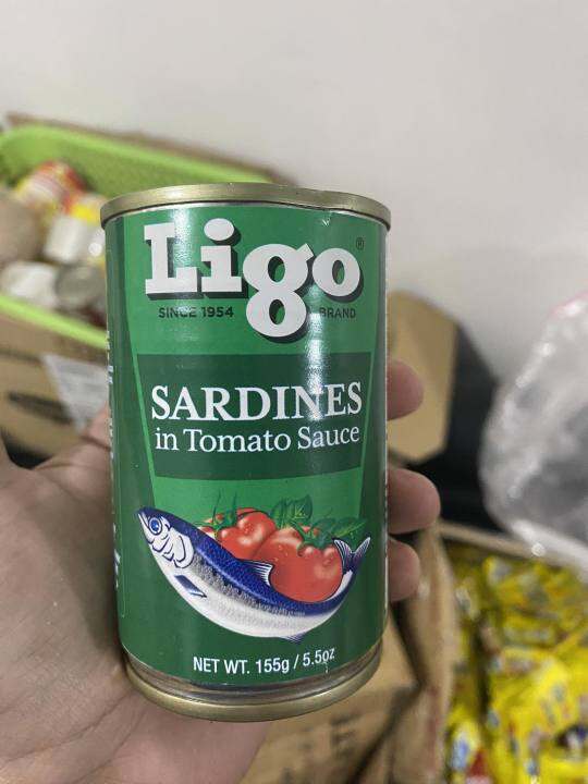 LIGO SARDINES GREEN/RED | Lazada PH