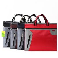 【hot】 37X30CM Commercial Business Document Tote file folder Filing Side office bags for documents