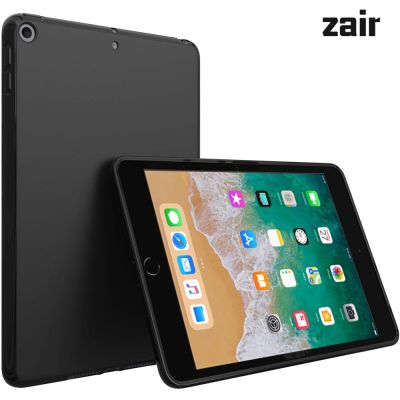 【cw】 Shockproof Silicone Case For Apple iPad 9.7 2017 5th Generation iPad5 A1822 A1823 Flexible Bumper Black Back Cover ！