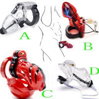 4 Types Electroshock Ring Lock Cage Electric Shocker CB6000 Chastity Cage Devices For Men Products