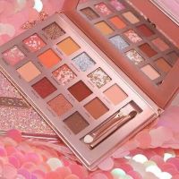 อายแชโดว์พาเลทตา katie Naughty18เฉดสีสวยหรูดูแพง Katie naughty18 eye shadow palette elegant shades look HZ-044