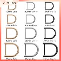 VJMHGS DIY โลหะ สายรัดไหล่ หัตถกรรมเครื่องหนัง ถอดออกได้ ห่วงกระเป๋า เข็มกลัด D Ring Buckle หัวเข็มขัดแหวนสกรู