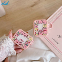 OKOK รอบๆ Lucky Kirby AirPods สายคล้องแบบมีเคสสำหรับ AirPods 1 2 3 AirPods Pro 2 4 In Pods 12 I12หูฟังบลูทูธไร้สายหูฟังหูฟังสวมศีรษะน่ารักปลอกหุ้มกันกระแทกขายร้อน