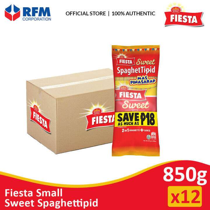 Fiesta Small Sweet Spaghettipid 850g Fiesta Spaghetti Pasta 350g