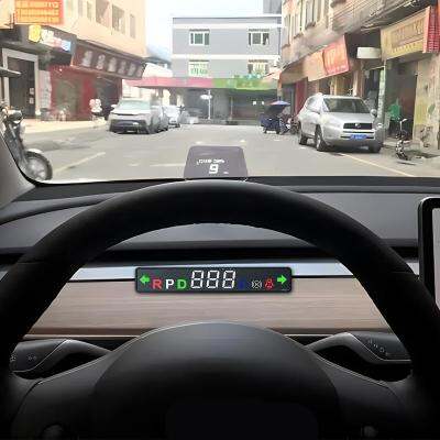 Head Up Display เข้ากันได้กับรุ่น3 &amp; Y T การฉายภาพความละเอียดสูงแผงหน้าปัดความเร็วการซิงโครไนซ์เกียร์ไฟฟ้า