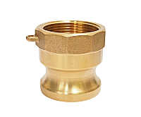 Brass Camlock Part A - BSPT 1/2" - 4" ข้อต่อสวมเร็วทองเหลือง