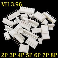 20/50Pcs VH3.96 2/3/4/5/6/7/8 Pin Male Female Pin Header Housing Plug Connector Straight/Curved Needle VH 3.96mm Connectors