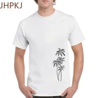 JHPKJHawaiian Vacation MenS Short Sleeve Fashion Coconut Tree Print T-Shirt Casual Fitness Jogging Breathable Loose Top Street 4XL 5XL 6XL