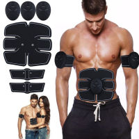 Rebrol EMS Trainer Wireless Muscle ABS Stimulator Smart Fitness Abdominal Training Device Electric Body Massager Weight Loss Stickers Fitness Training