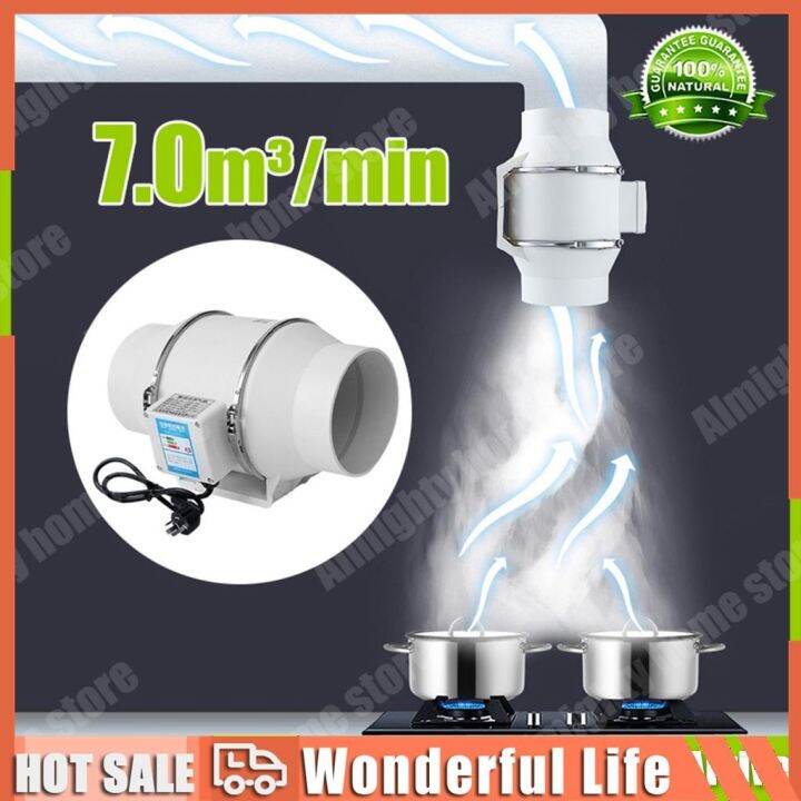 Inverter Duct Fan Exhaust Fan 4/6 Inch Strong Exhaust Ventilation Fan