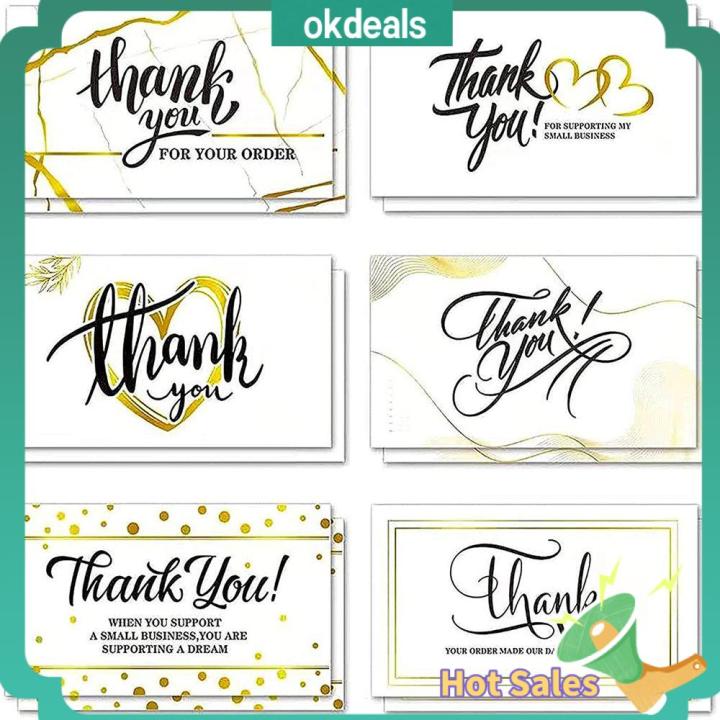 OKDEALS Handcrafts Cardstock Thank You for Your Order Thank You Label ...