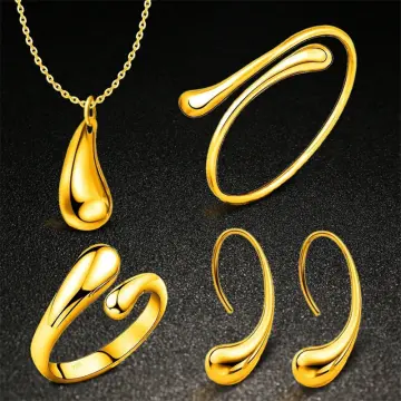 Gold wedding hot sale sets jewelry