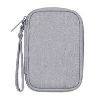 For Portable Double-Layer Storage Bag for iPad Mini Kindle Cable, Charger, Headset and SD Card