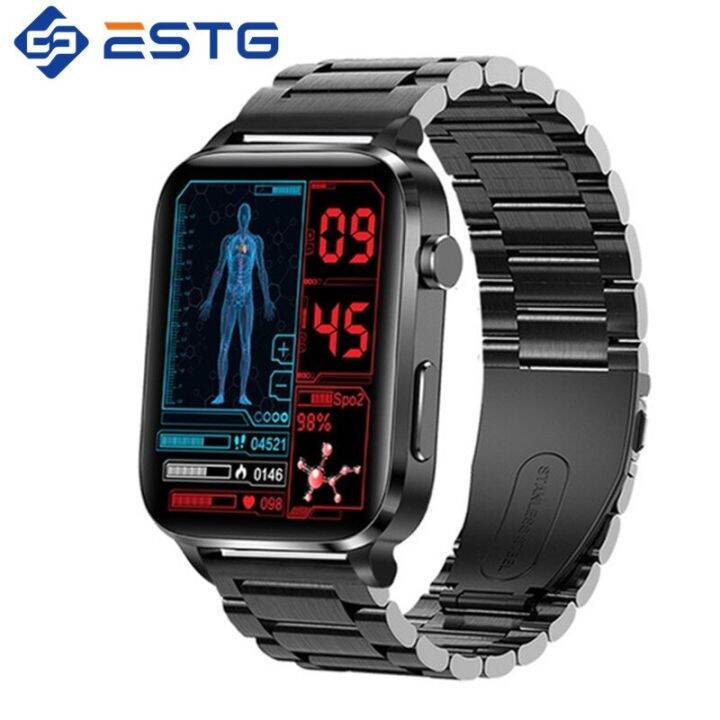 ZZOOI Smart Watch Blood Glucose 1.7inch Laser Treatment Body ...