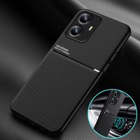 For Realmi C55 5G Case Leather Texture Magnetic Holder Phone Case For RealmeC55 Realme C55 C 55 55C 5G RMX3710 6.72" Bck Cover Phone Cases