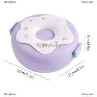 Star กล่องอาหารกลางวันสำหรับเด็กโรงเรียนกล่องขนมเด็กกล่องโดนัทกันรั่วกล่องเบนโตะเข้าไมโครเวฟภาชนะใส่อาหารสำหรับเด็ก