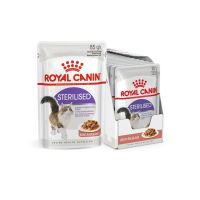 อาหารแมว  Royal Canin Sterilised Gravy Pouch  แมวโต ทำหมัน 85g. x12 ยกกล่อง