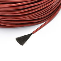 All Size 24K Fluoroplastic Jacket Carbon Fiber Heating Cable 17 Ohm/m Warm Floor Heating Wire. Wires Leads Adapters