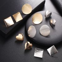 Fashion Geometric Punk Clip Earring Charm Heart Shape no pierced Earring Ear Clips for Women Wedding Jewelry