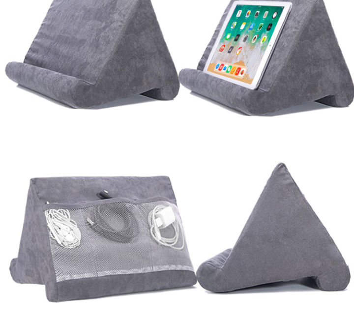 susta-tablet-pc-stand-multi-angle-soft-stand-pillow-pillow-case-back-strap-bag-universal-ipad-mobile-phone-books-and-stand-black-grey-pillow-gift-colorful-heart-pillow-lazy-reading-soft-pillow