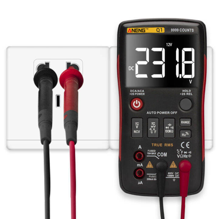 Lcr Meter True RMS Professional Multimetro Transistor Capacitor NCV Ohm