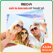 Giấy In Ảnh Màu Media, Giấy 1 Mặt In Bóng