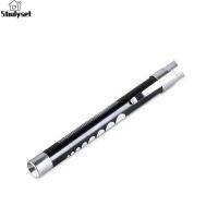 Studyset IN stock Flashlight Aluminum Alloy Scale Pen Light Pupil Oral Examination Pen Light Nurse Lamp