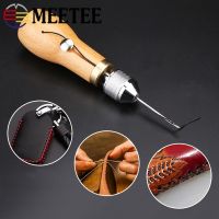 Meetee 1Set Leather hand Sewing Machine Suturer Stitching Hand Line Tool DIY Stitcher Change Needle Tools Punching Knitting  Crochet