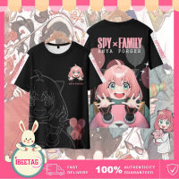 Spy X Family เสื้อผ้าคอสเพลย์เด็ก T เสื้อ Anya Forger อะนิเมะแขนสั้นเสื้อลำลองหลวม TEE เสื้อด้านบน 3D พิมพ์