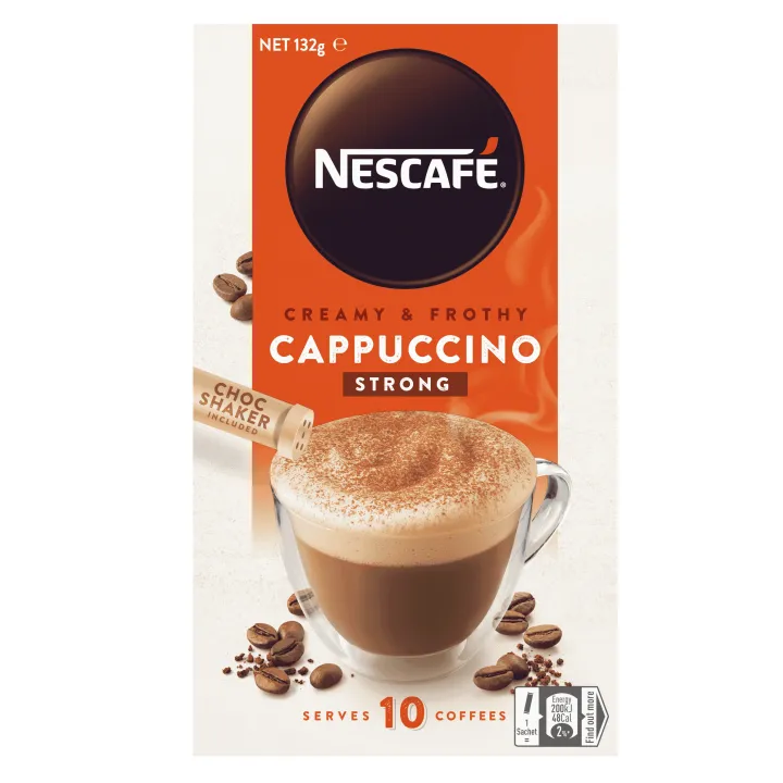 Nescafe Cappuccino Strong Coffee Sachets Lazada PH