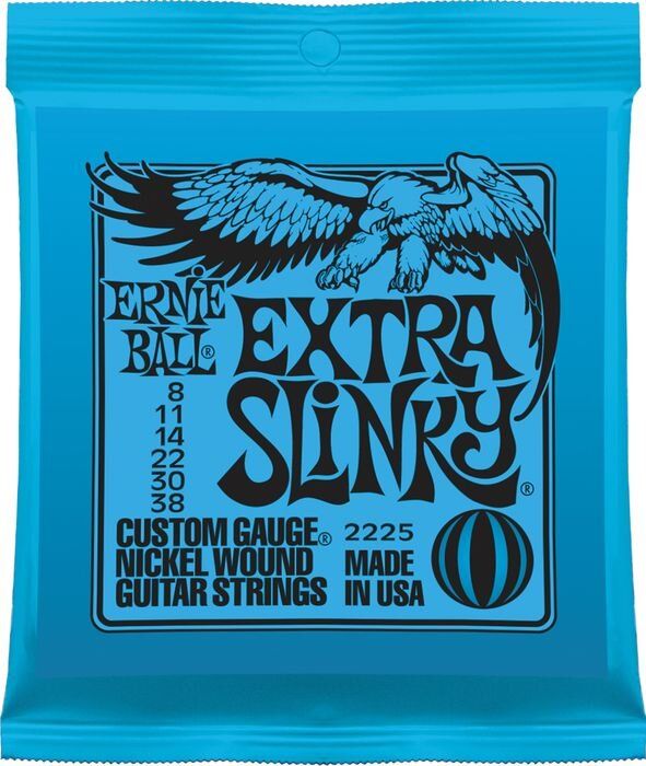 สายกีตาร์ไฟฟ้า ERNIE BALL EXTRA SLINKY 008-038 2225