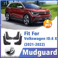 บังโคลนรถสำหรับ Volkswagen ID.6 X ID6 2021-2022แผ่นบังโคลนหน้า4ชิ้นสไตล์ส่วนประกอบรถยนต์บังโคลนรถ